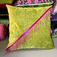 Cushion Cover with contrast beading