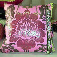 Cushion cover  square with contrast